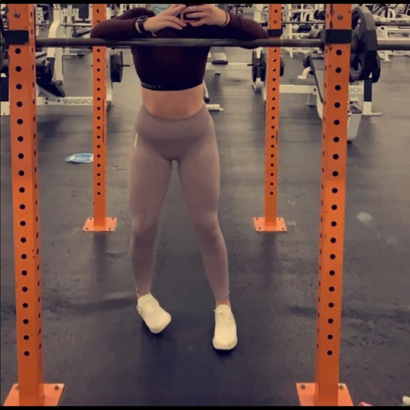 gymshark adapt seamless purple marl leggings - Picture 3 of 3